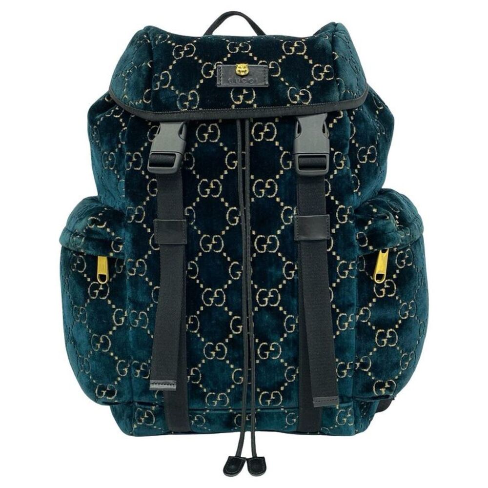 Gucci GG Velvet Leather Backpack